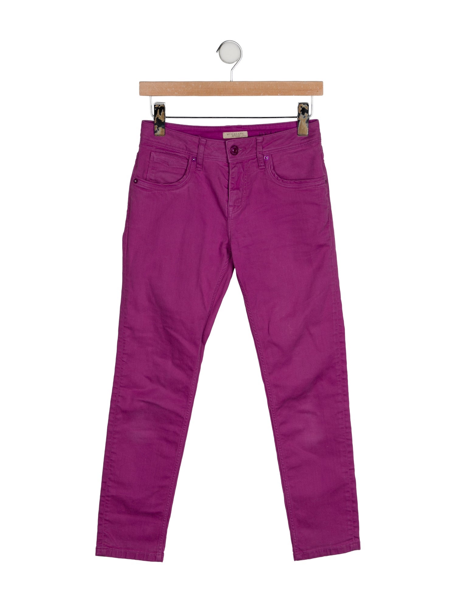 Burberry Brit Mid-Rise Skinny Leg Jeans