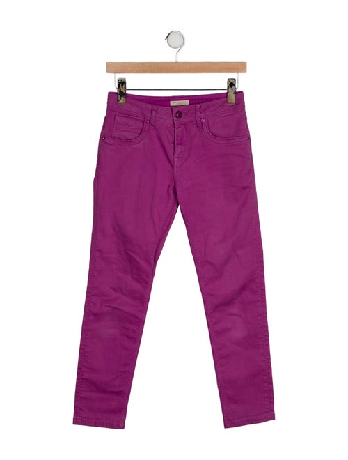 Burberry Brit Mid-Rise Skinny Leg Jeans