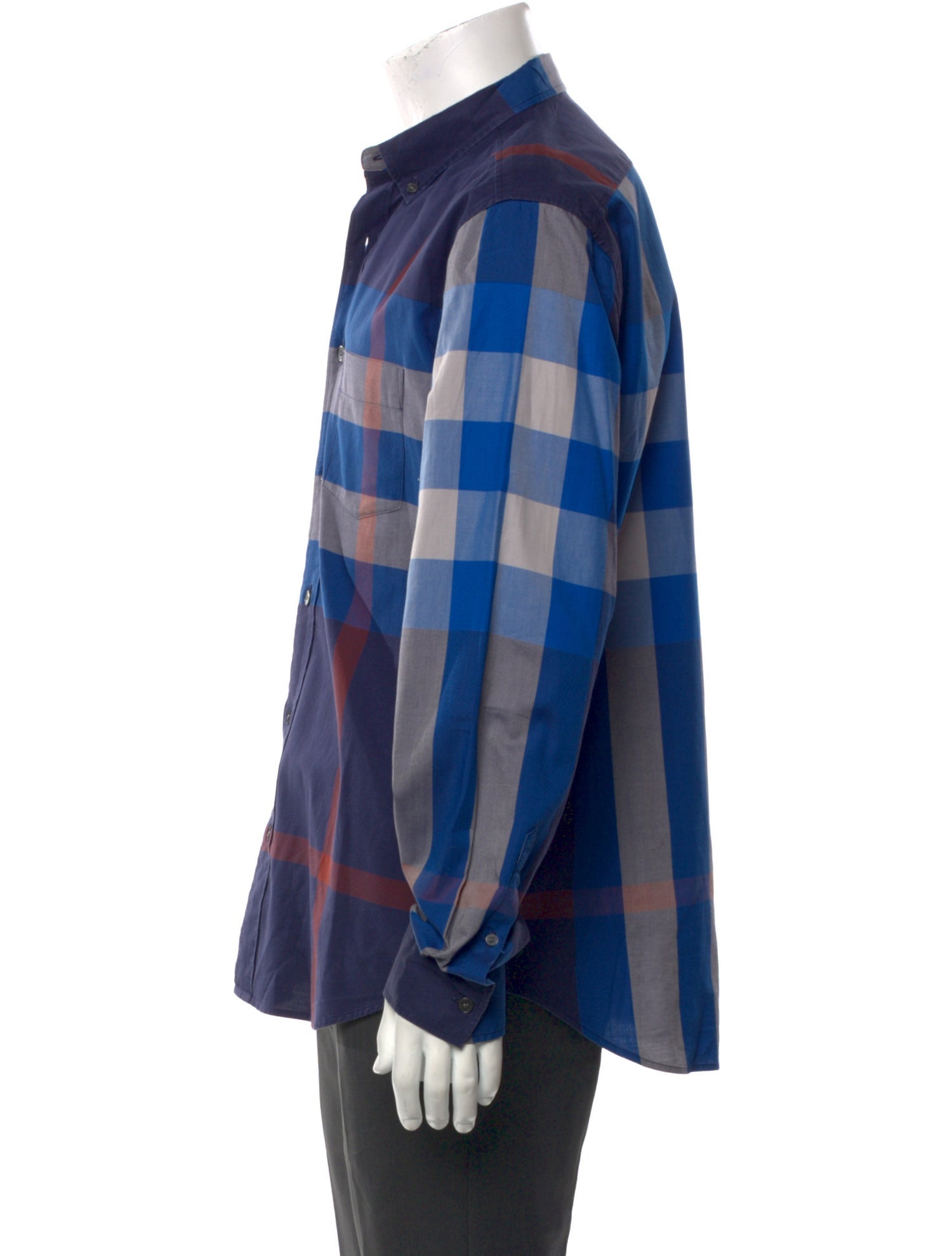 Burberry Brit Abstract Check Long Sleeve Shirt