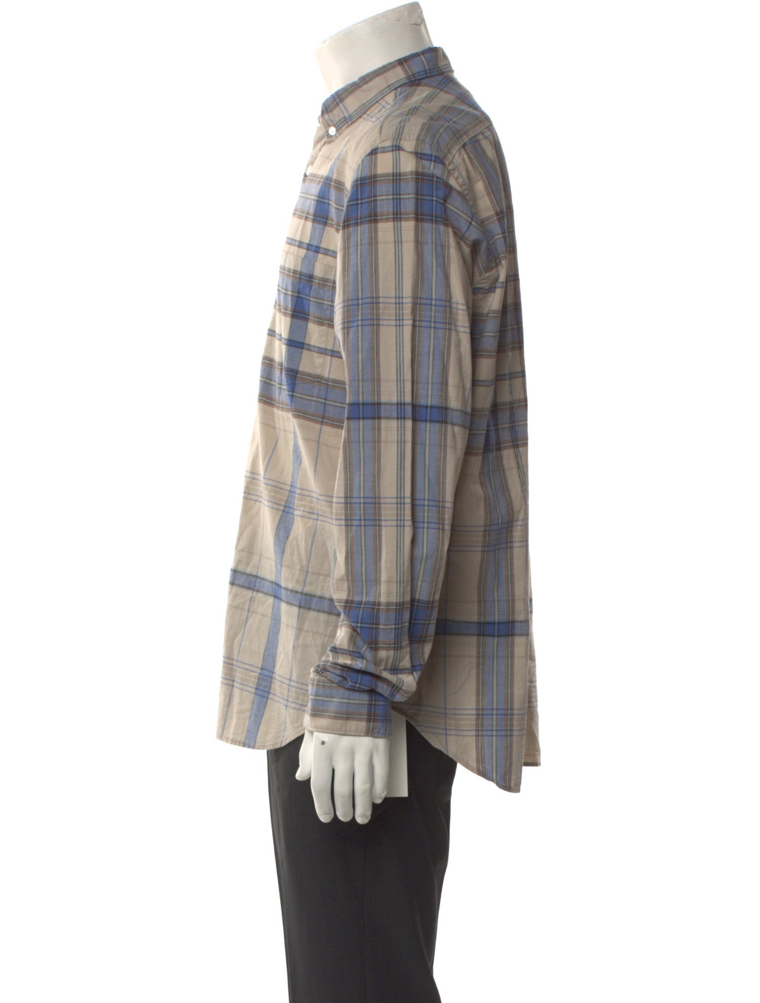 Burberry Brit House Check Pattern Long Sleeve Shirt