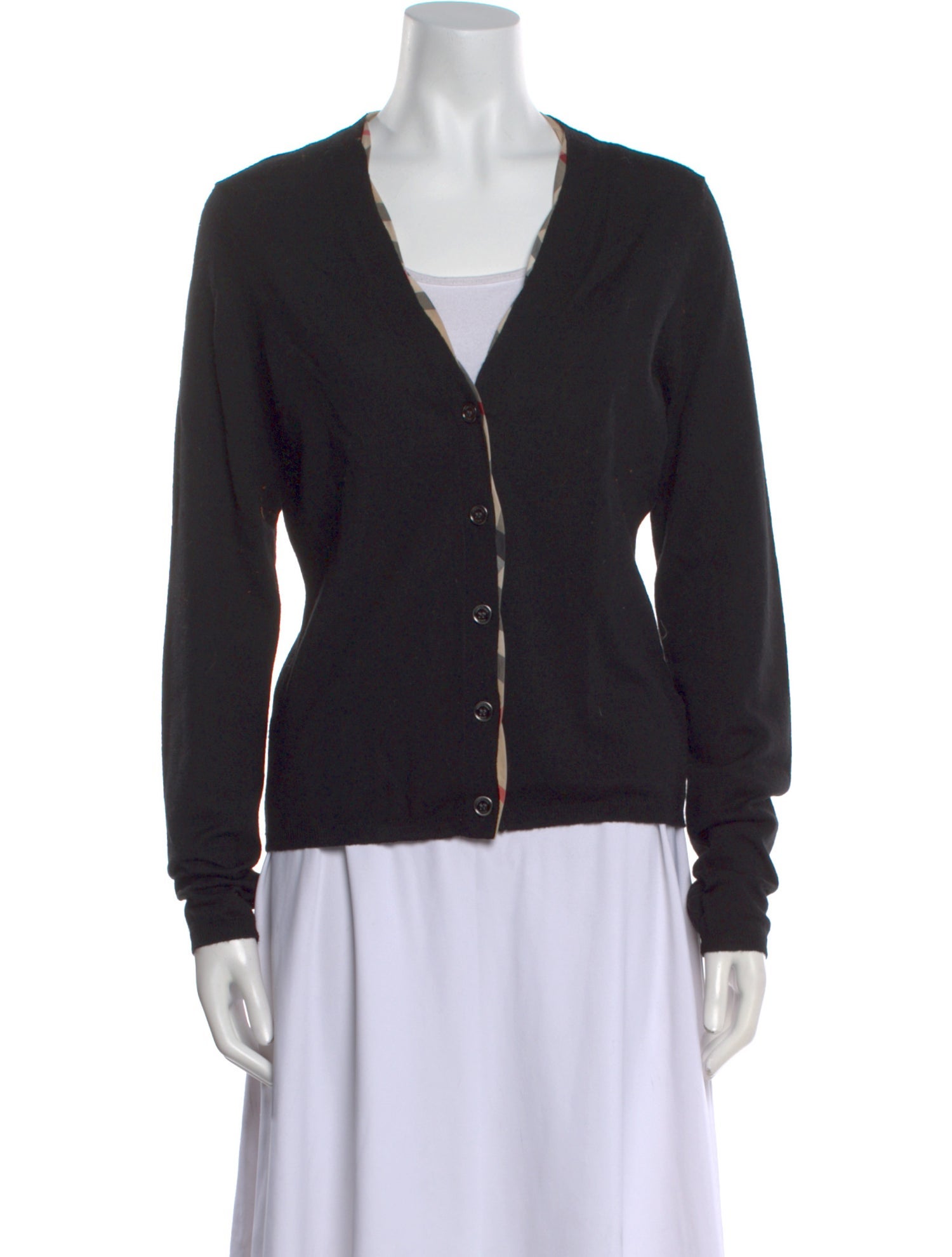 Burberry Brit Merino Wool V-Neck Sweater