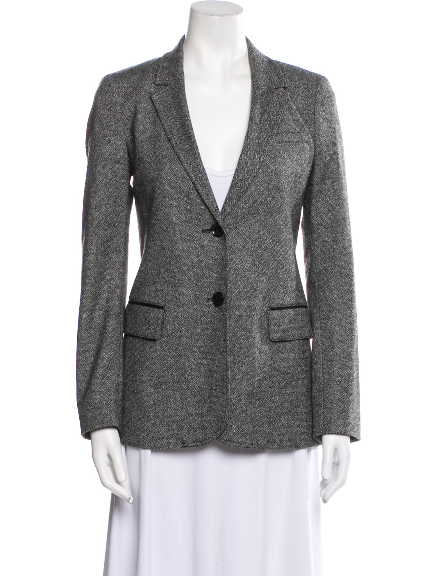 Burberry Brit Wool Printed Blazer