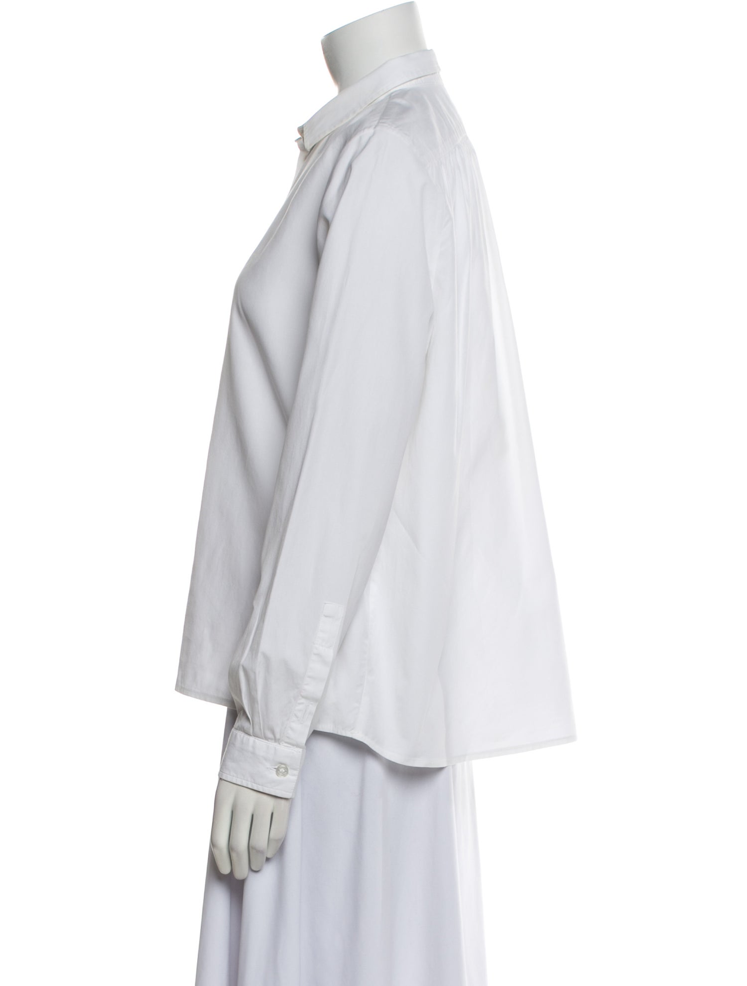 Burberry Brit Long Sleeve Button-Up Top