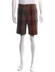 Burberry Brit Exploded Check Pattern Flat Front Shorts