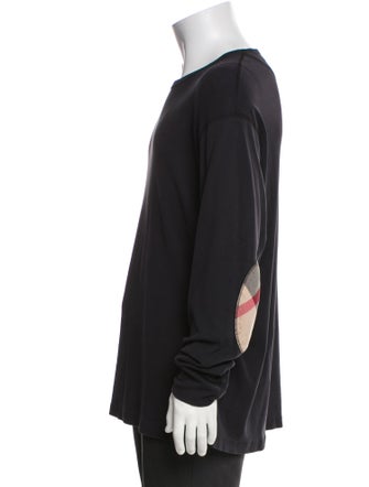 Burberry Brit Exploded Check Pattern Crew Neck T-Shirt