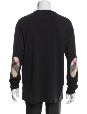 Burberry Brit Exploded Check Pattern Crew Neck T-Shirt