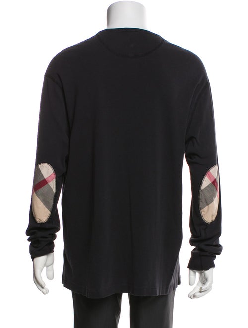 Burberry Brit Exploded Check Pattern Crew Neck T-Shirt