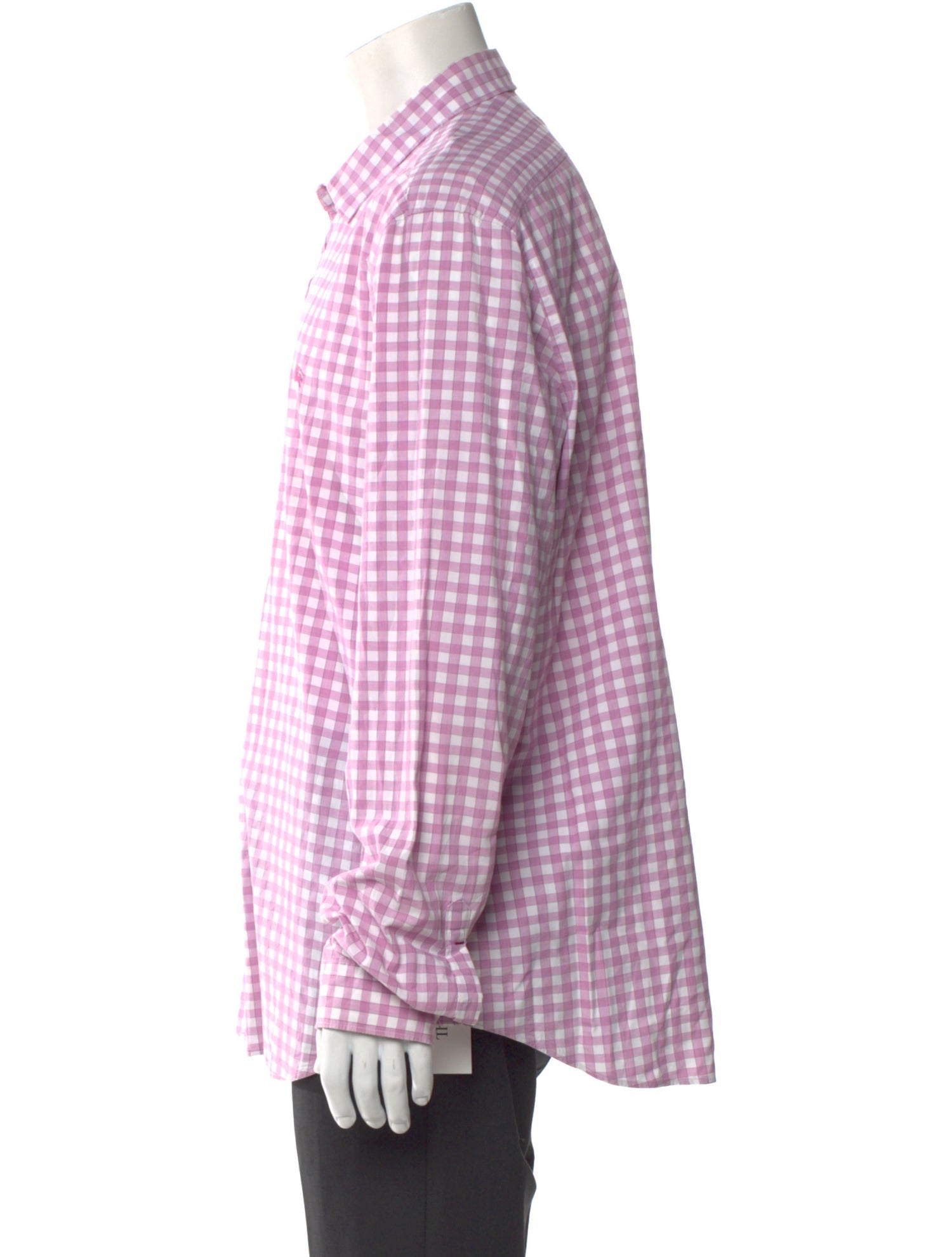 Burberry Brit Plaid Print Long Sleeve Shirt