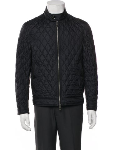 Burberry Brit Outerwear Nova Check Pattern Puffer Coat S