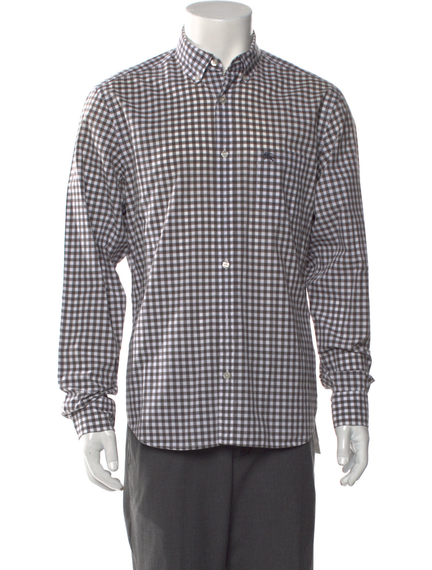 Burberry Brit Signature Logo Plaid Print Shirt