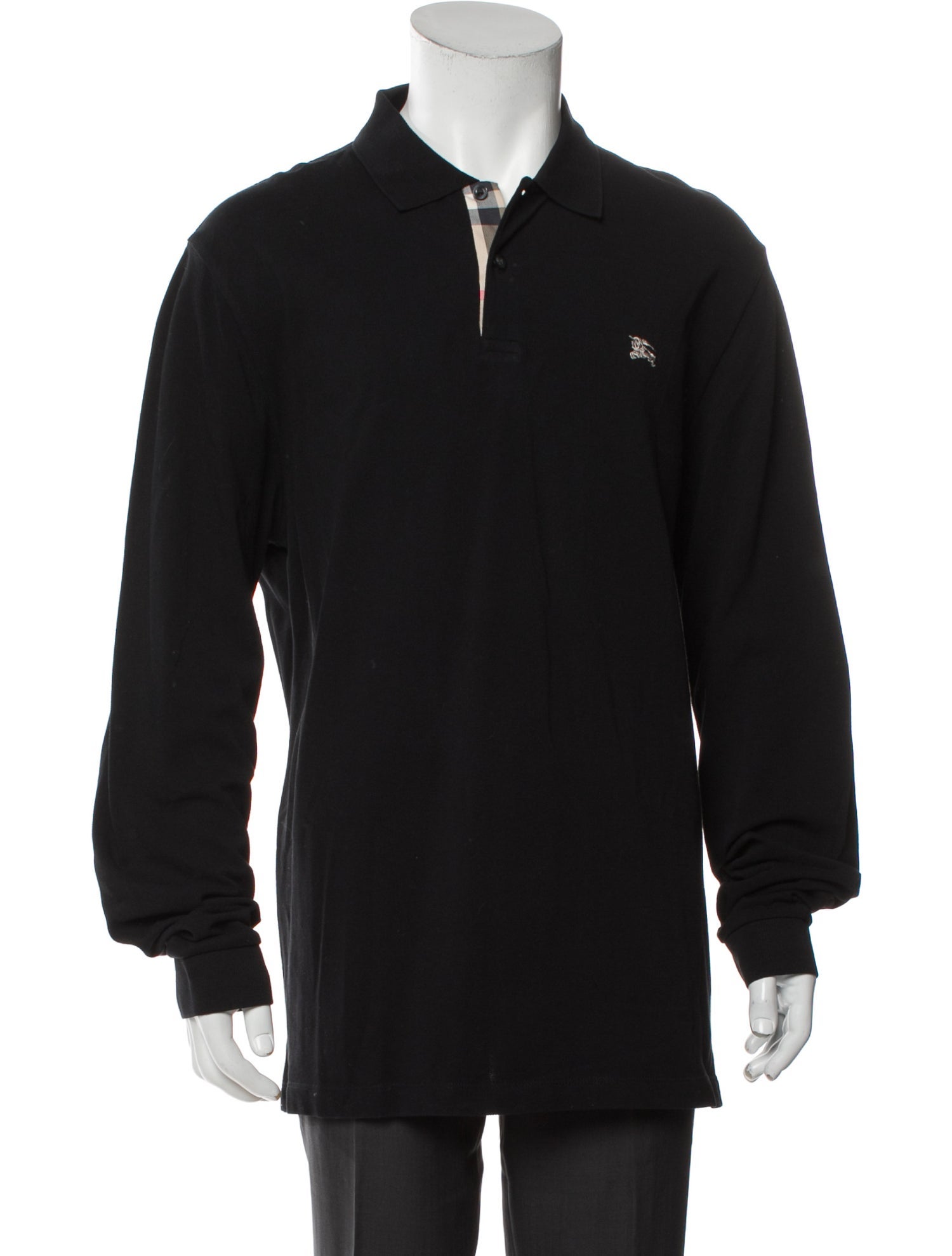 Burberry Brit Crew Neck Long Sleeve Polo Shirt