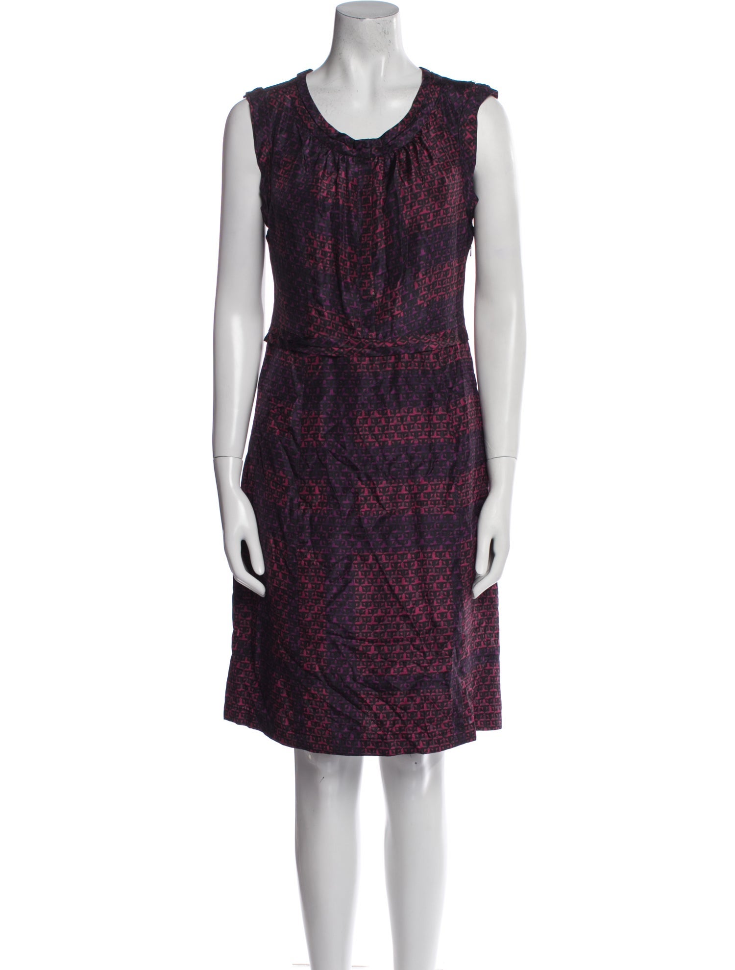 Burberry Brit Printed Knee-Length Dress