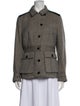 Burberry Brit Wool Printed Utility Jacket