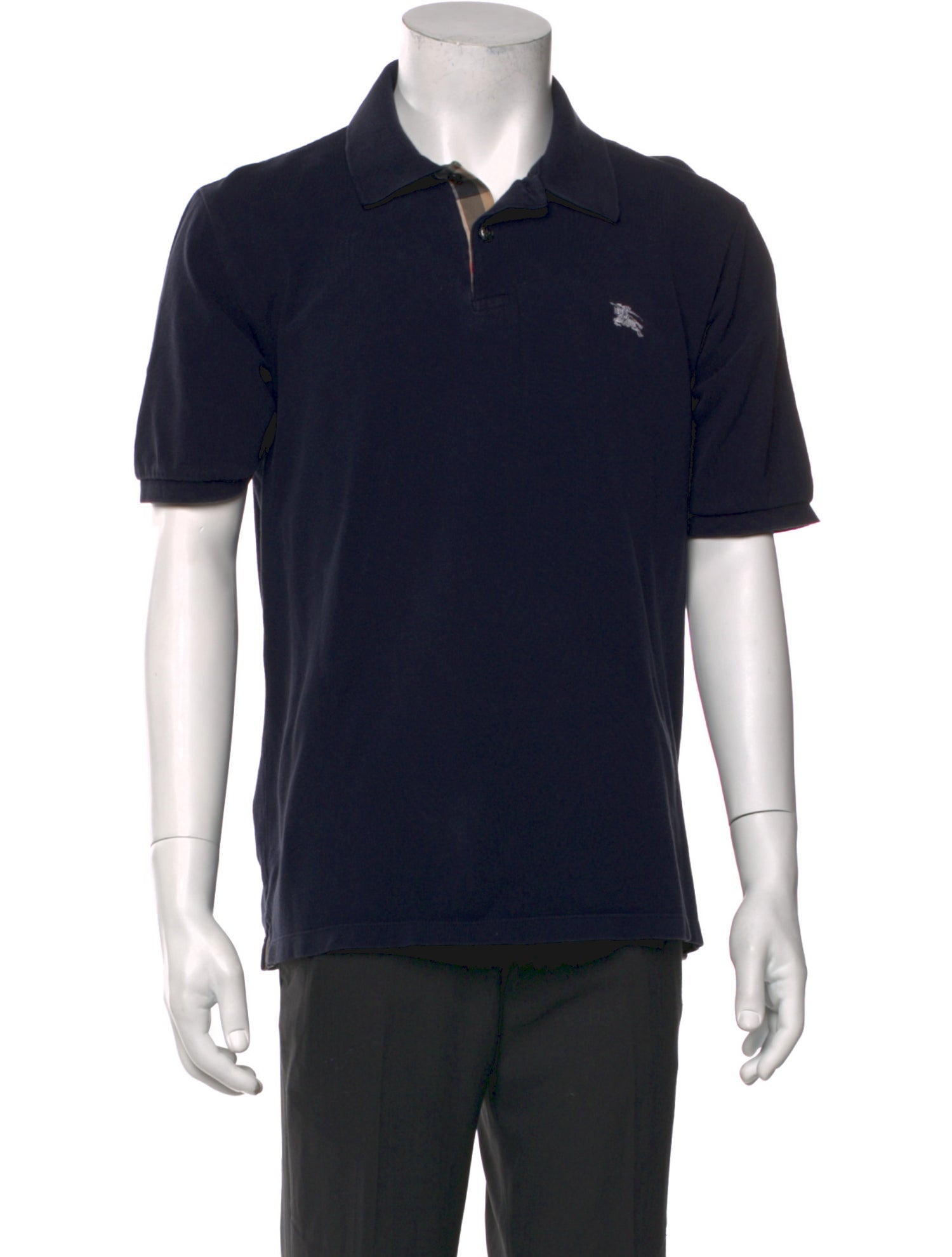 Burberry Brit House Check Pattern Collar Polo Shirt