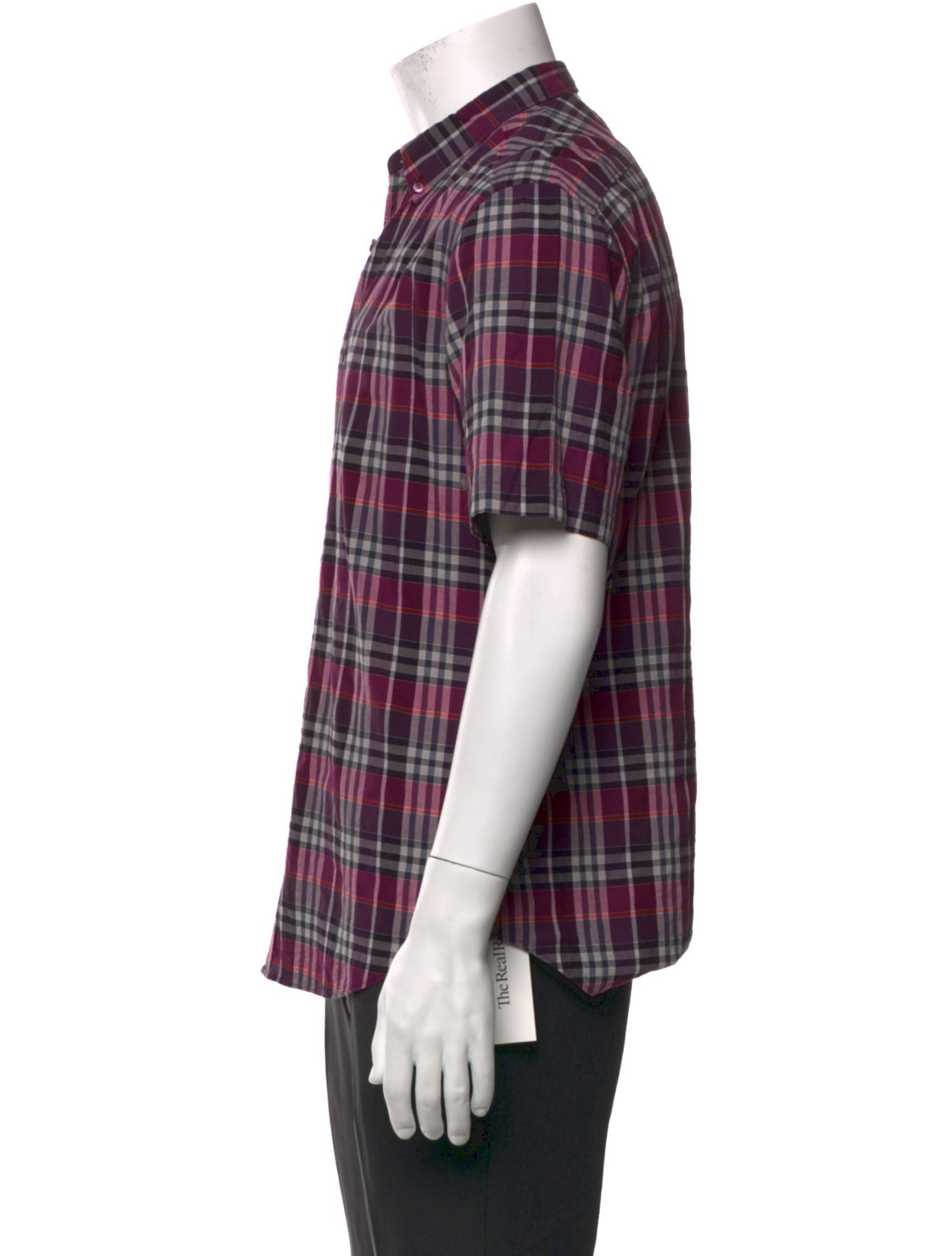 Burberry Brit Plaid Print Short Sleeve Shirt w/ Tags