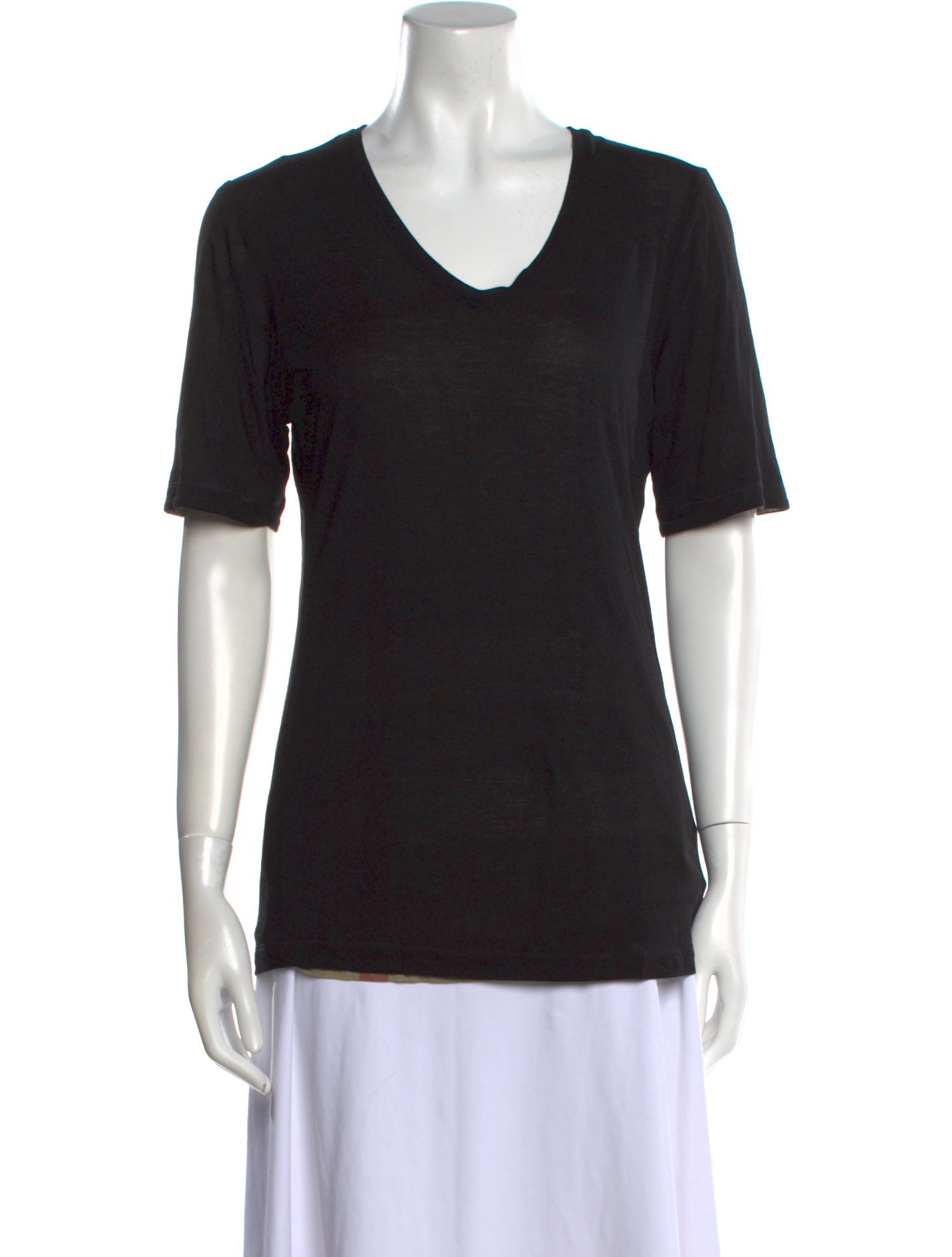 Burberry Brit V-Neck Short Sleeve T-Shirt