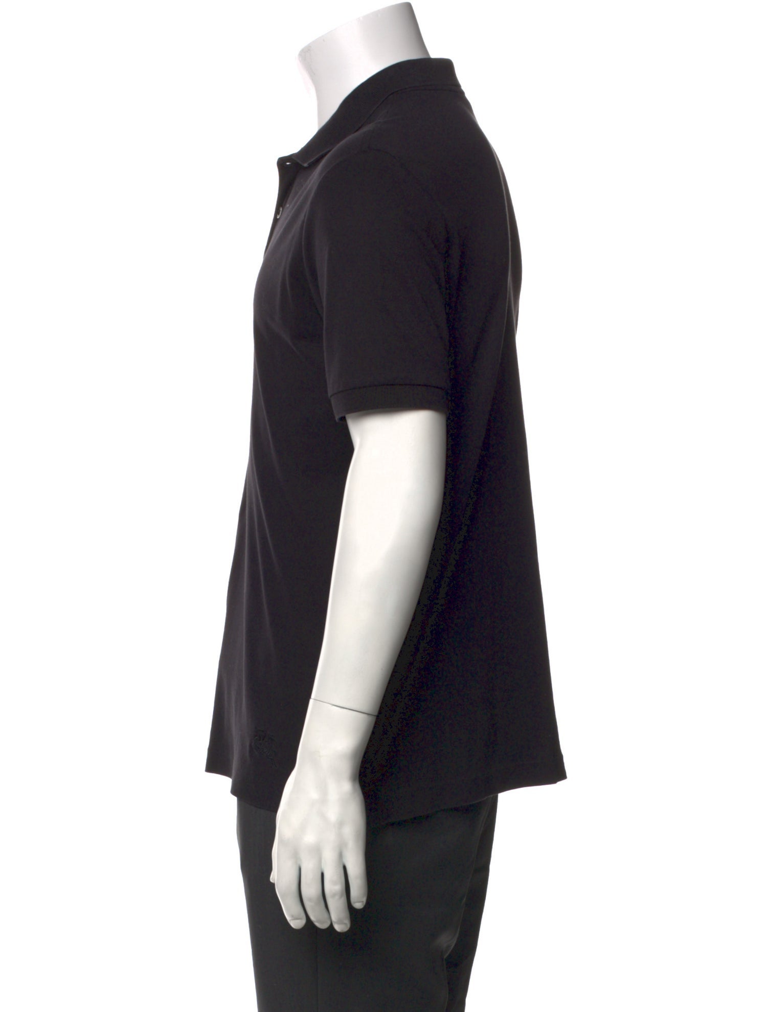 Burberry Brit Signature Logo V-Neck Polo Shirt