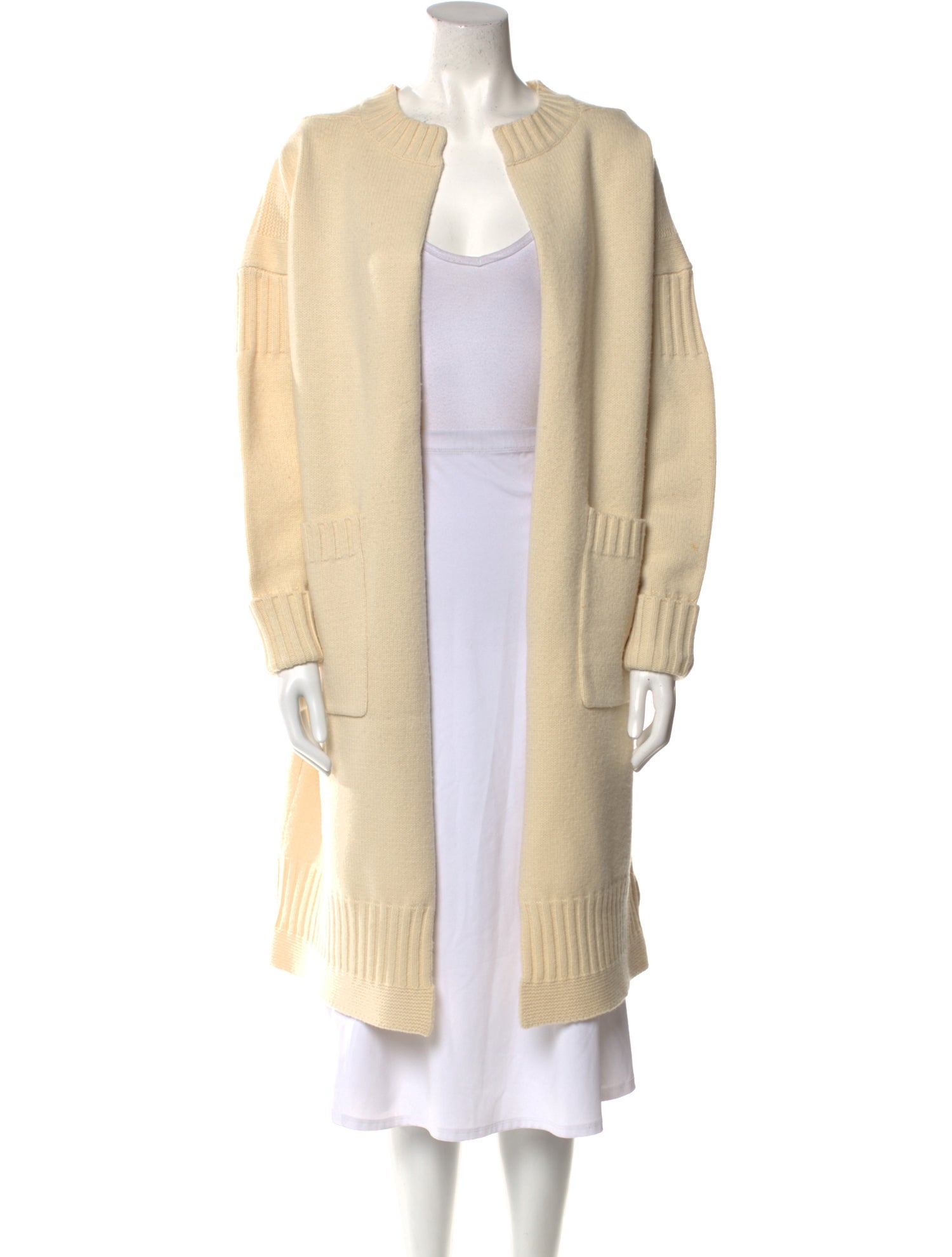 Burberry Brit Wool Open Front Sweater