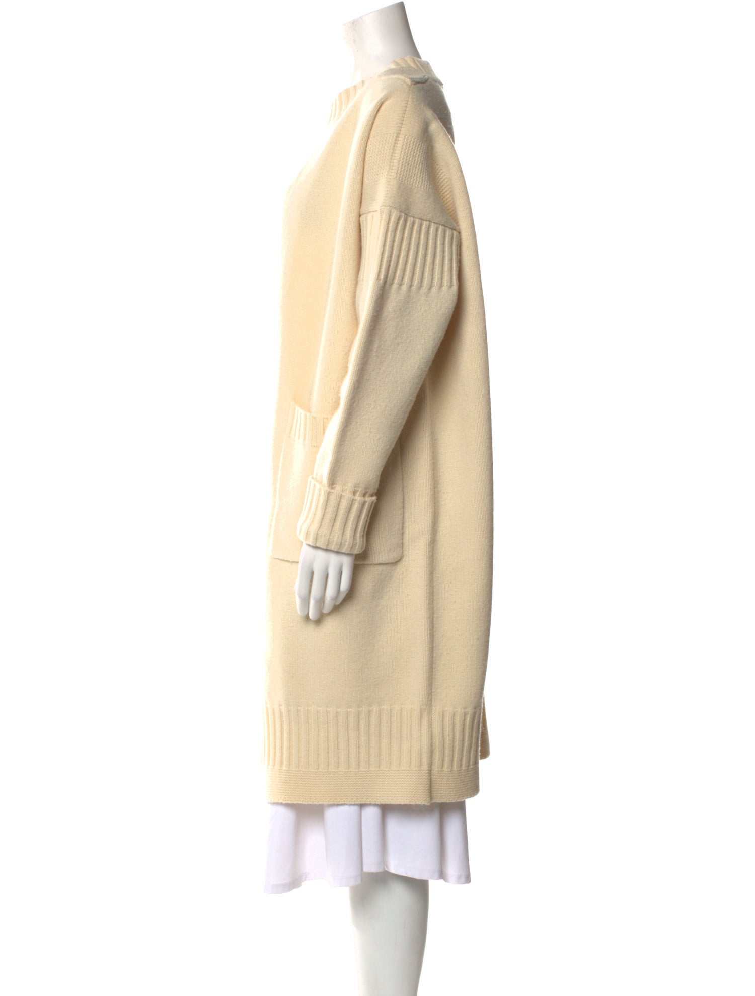 Burberry Brit Wool Open Front Sweater