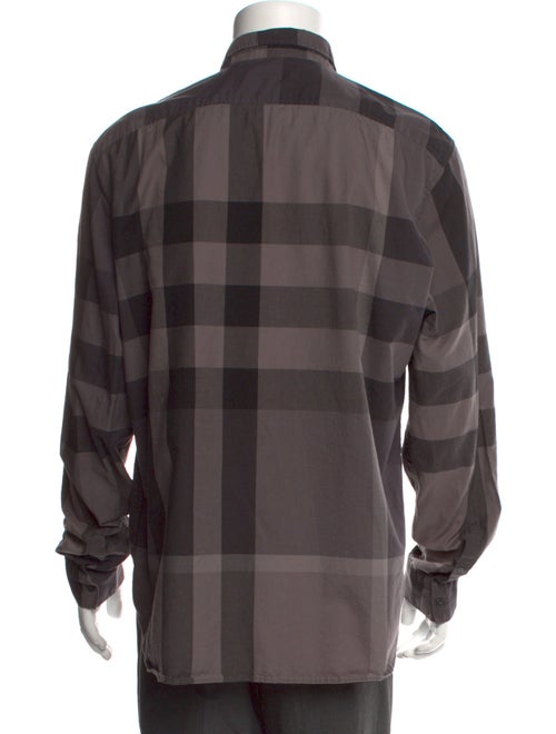 Burberry Brit Exploded Check Pattern Long Sleeve Shirt