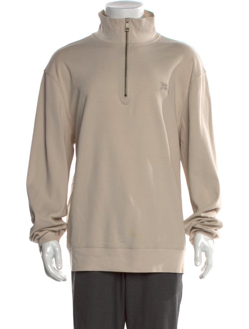 Burberry Brit Graphic Print Mock Neck Pullover