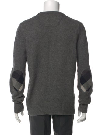 Burberry Brit Exploded Check Pattern Cashmere Pullover