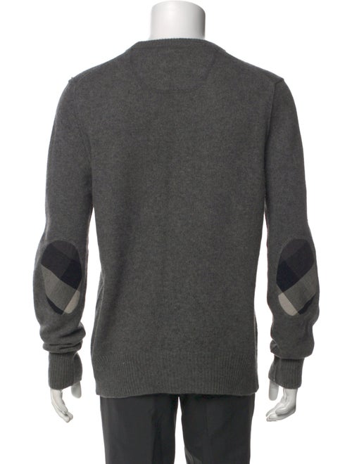 Burberry Brit Exploded Check Pattern Cashmere Pullover