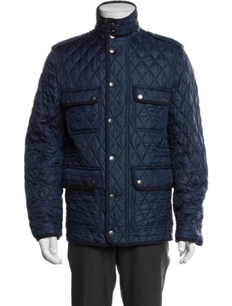 Burberry Brit House Check Pattern Puffer Coat