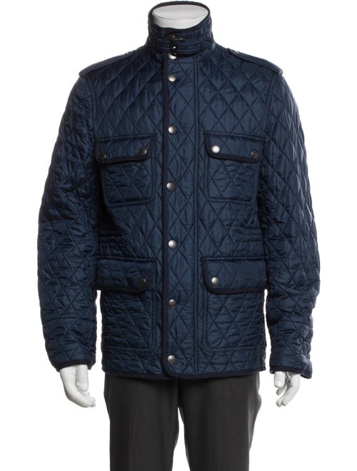 Burberry Brit House Check Pattern Puffer Coat