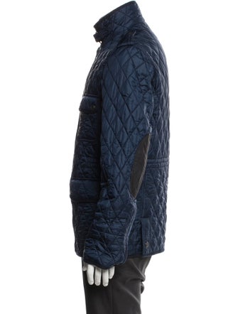 Burberry Brit House Check Pattern Puffer Coat