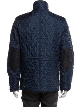 Burberry Brit House Check Pattern Puffer Coat