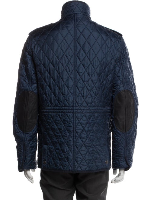 Burberry Brit House Check Pattern Puffer Coat