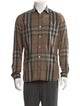 Burberry Brit Exploded Check Pattern Long Sleeve Shirt