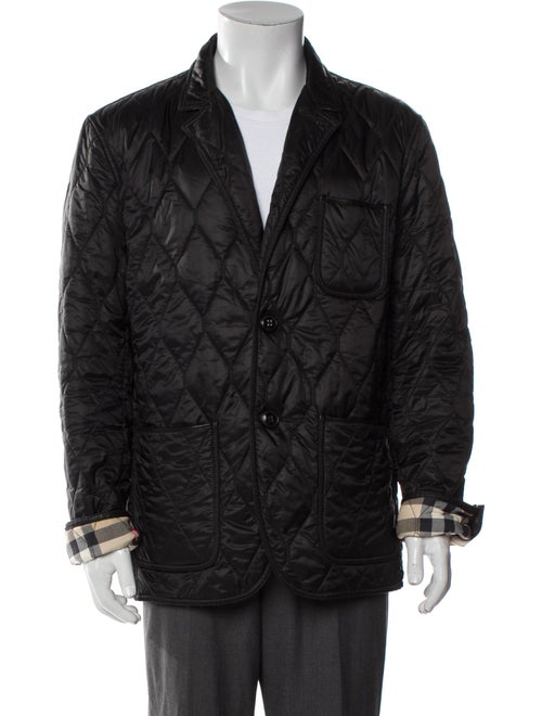 Burberry Brit Nova Check Pattern Puffer Coat