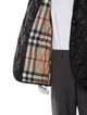 Burberry Brit Nova Check Pattern Puffer Coat