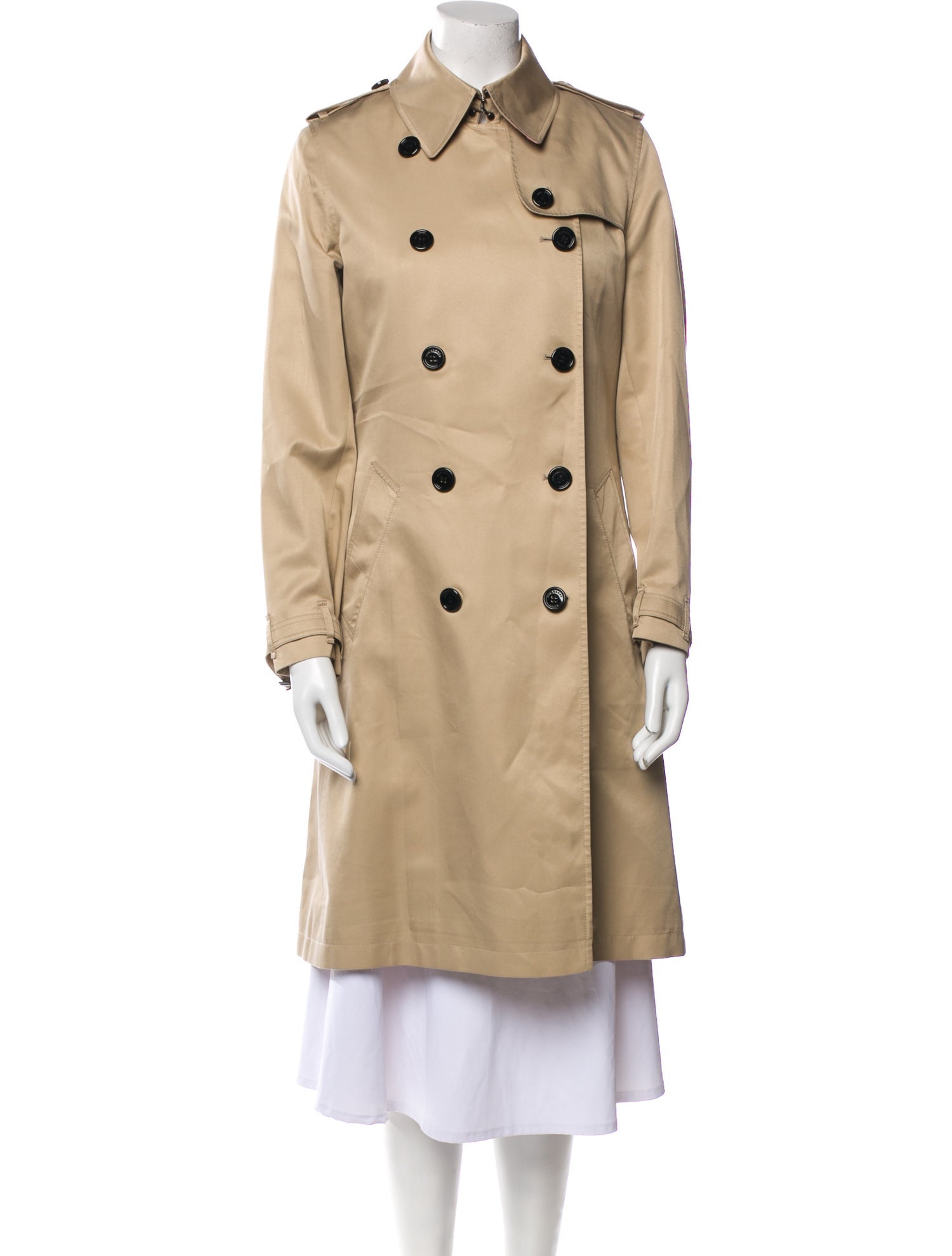 Burberry Brit Virgin Wool Trench Coat