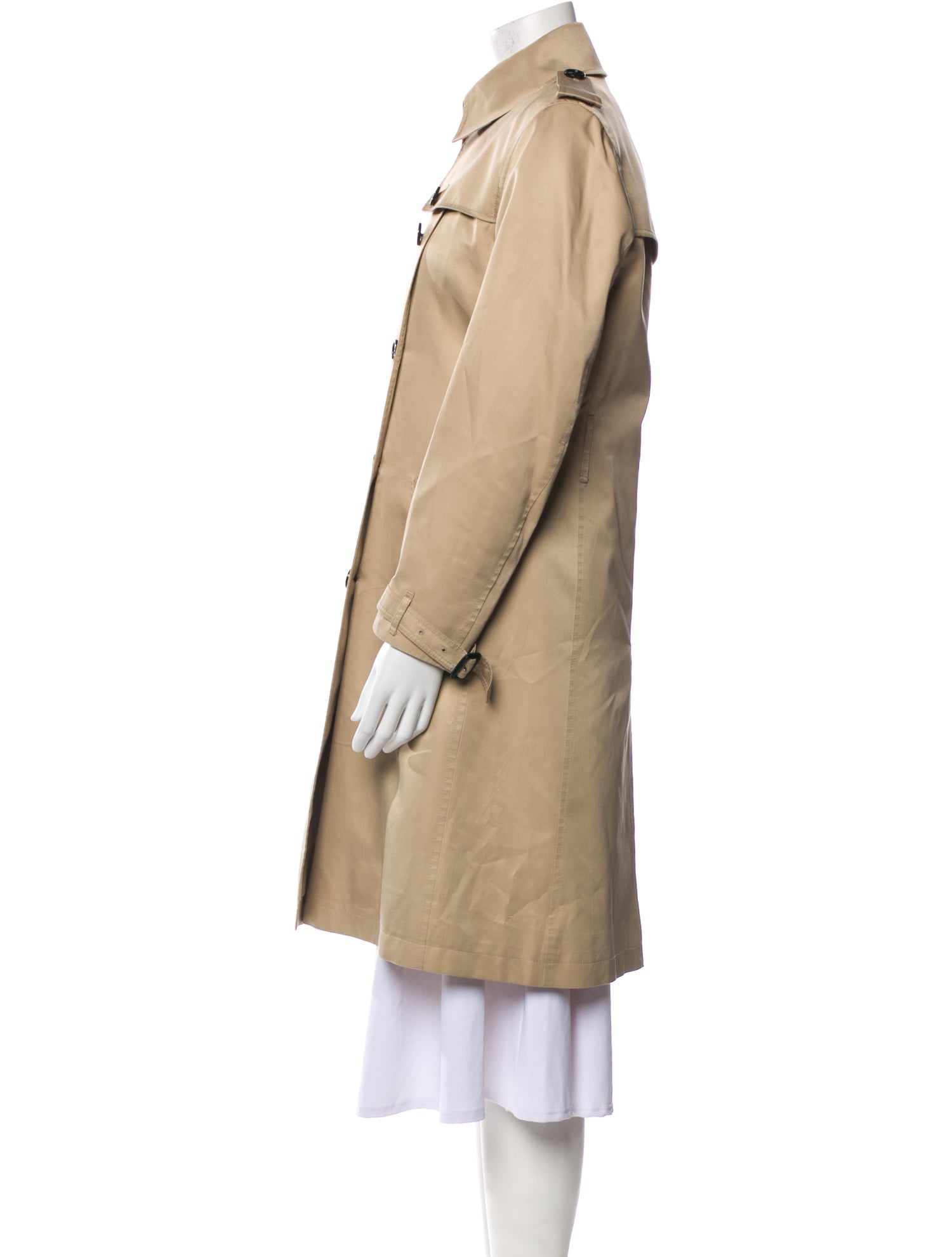 Burberry Brit Virgin Wool Trench Coat