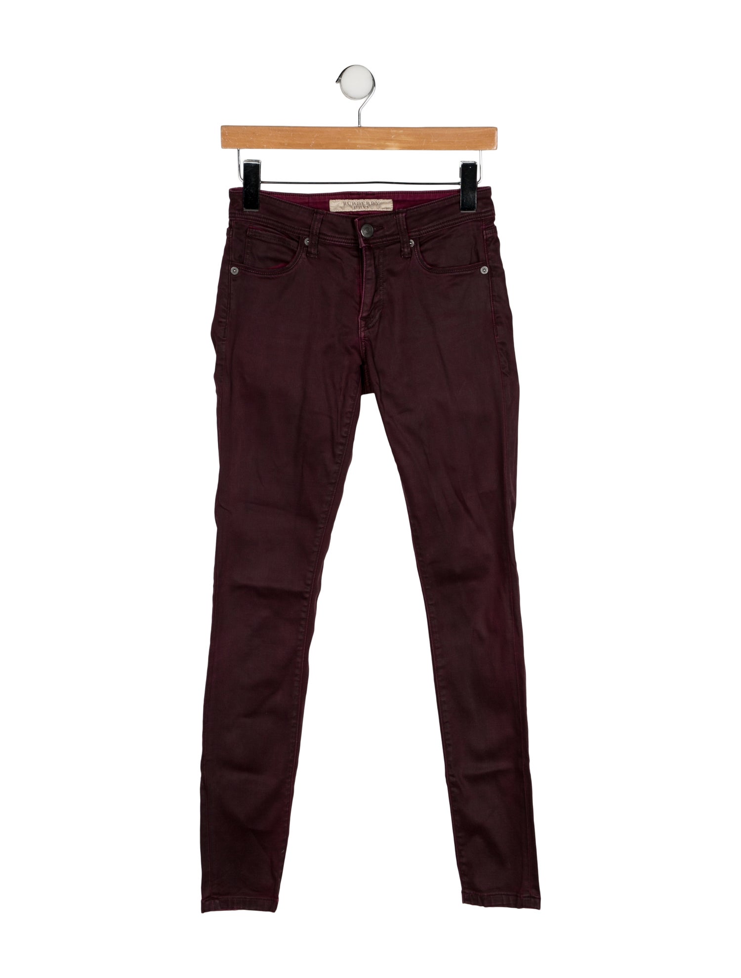 Burberry Brit Low-Rise Skinny Leg Jeans