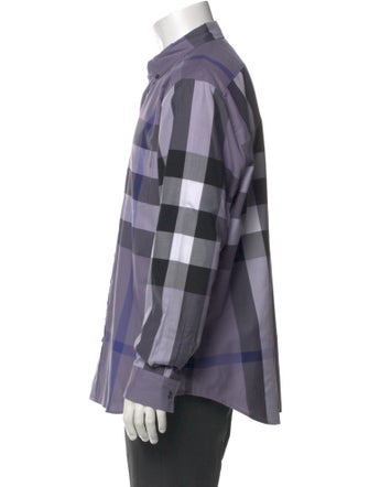 Burberry Brit Exploded Check Pattern Long Sleeve Shirt