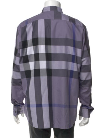 Burberry Brit Exploded Check Pattern Long Sleeve Shirt