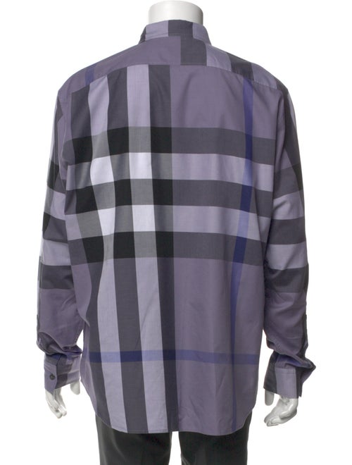 Burberry Brit Exploded Check Pattern Long Sleeve Shirt