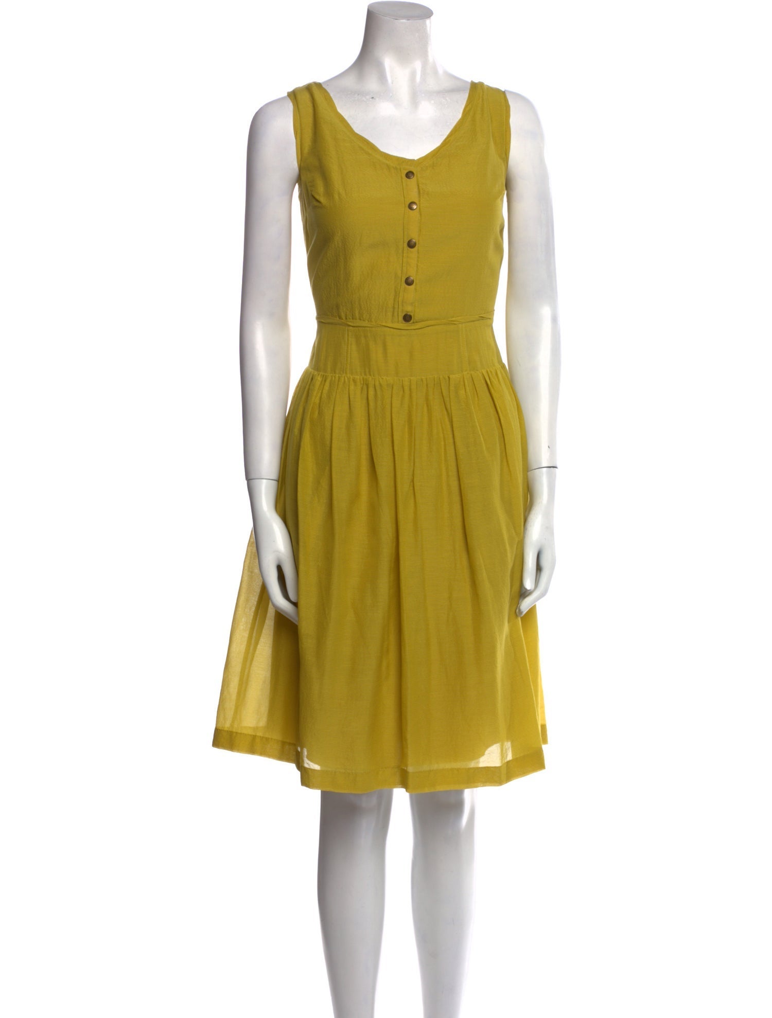 Burberry Brit Scoop Neck Knee-Length Dress