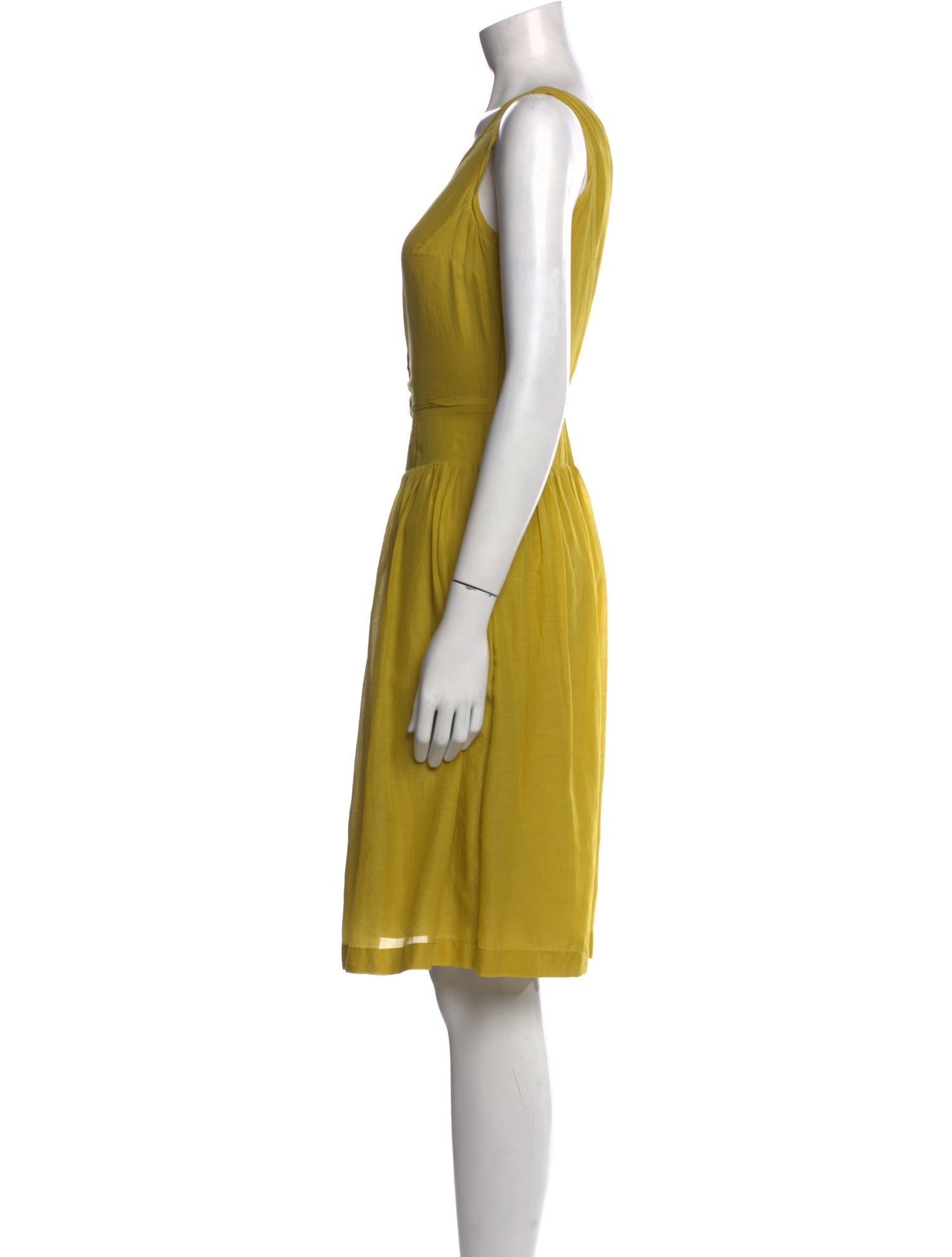 Burberry Brit Scoop Neck Knee-Length Dress