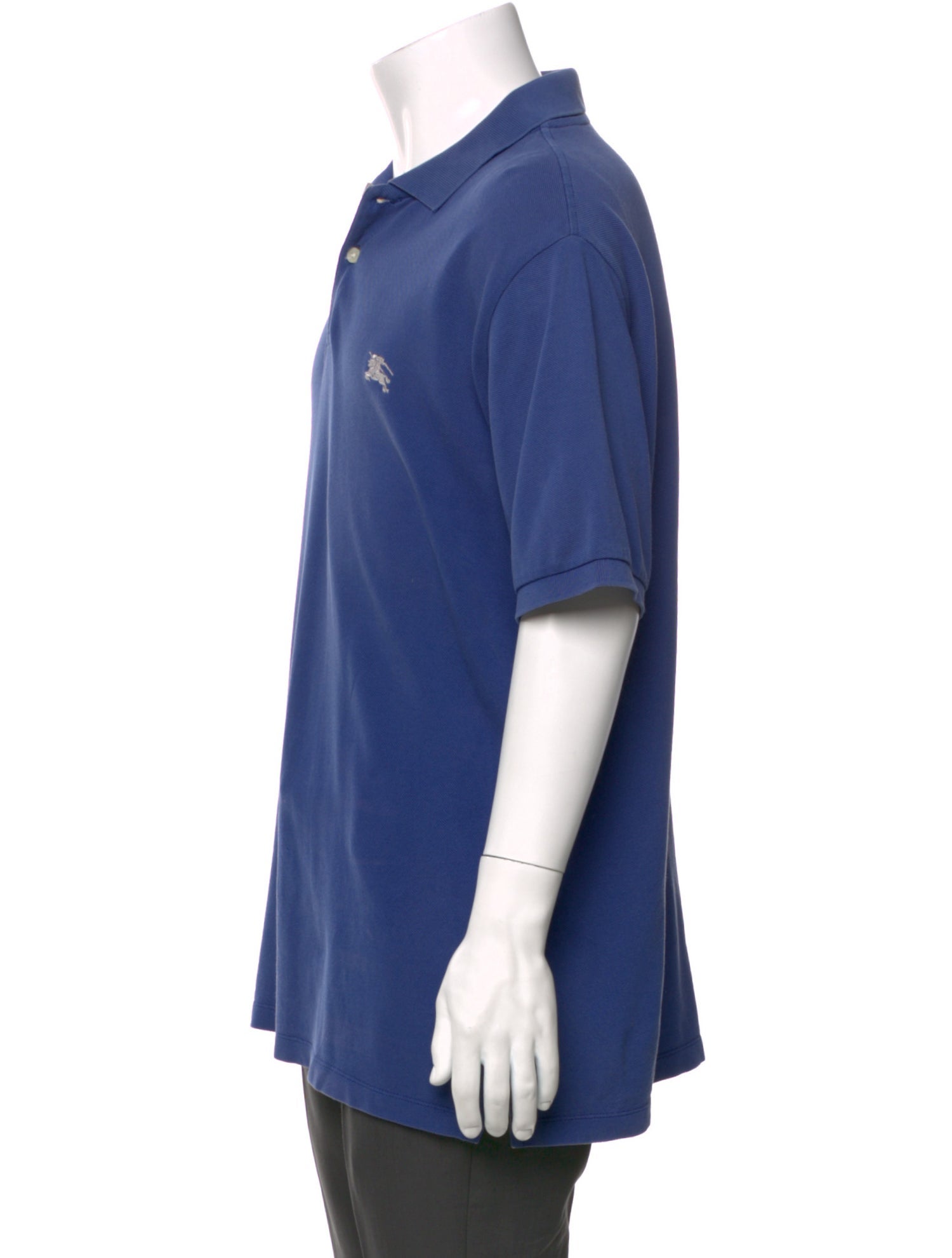 Burberry Brit Nova Check Pattern Collar Polo Shirt