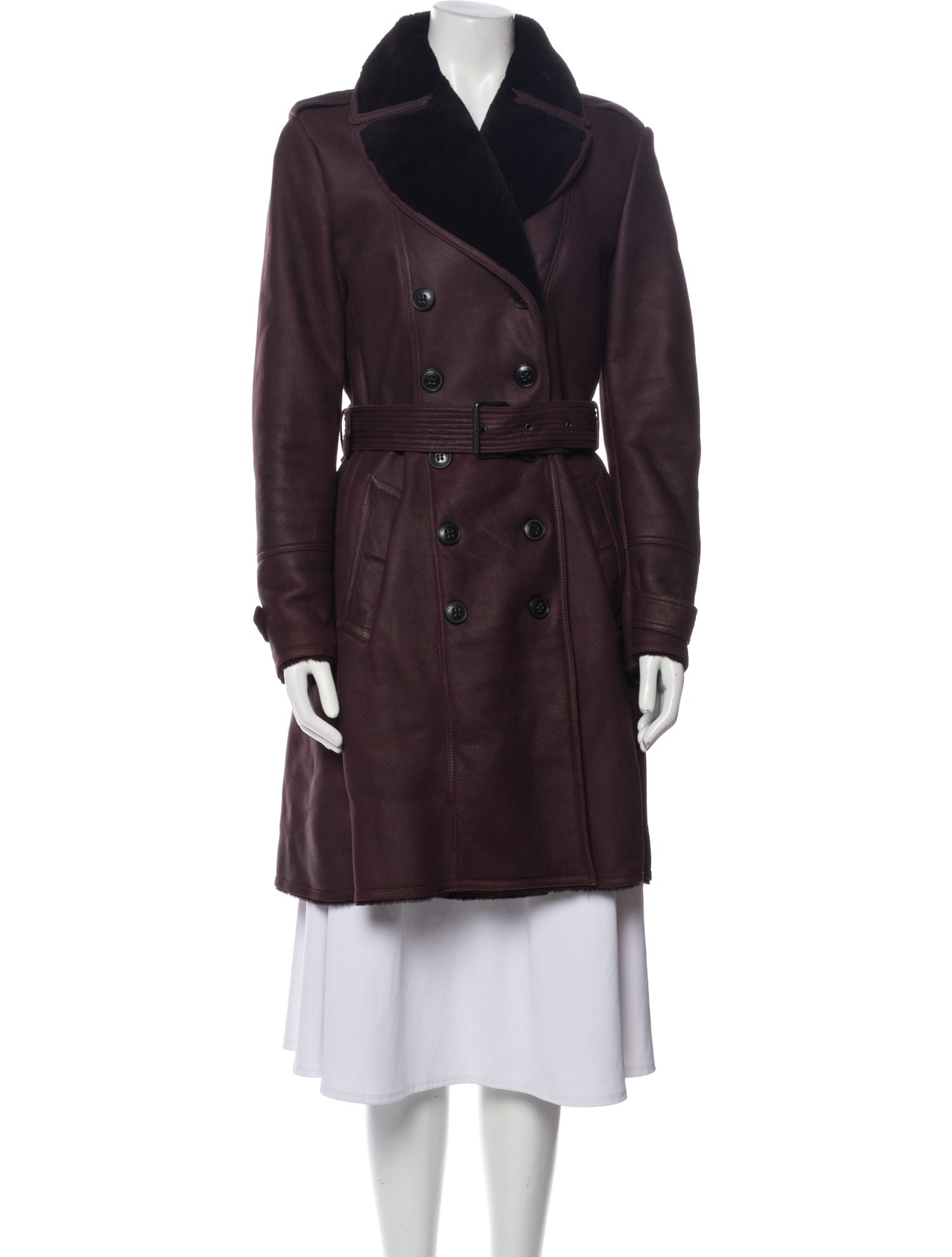 Burberry Brit Shearling Fur Coat