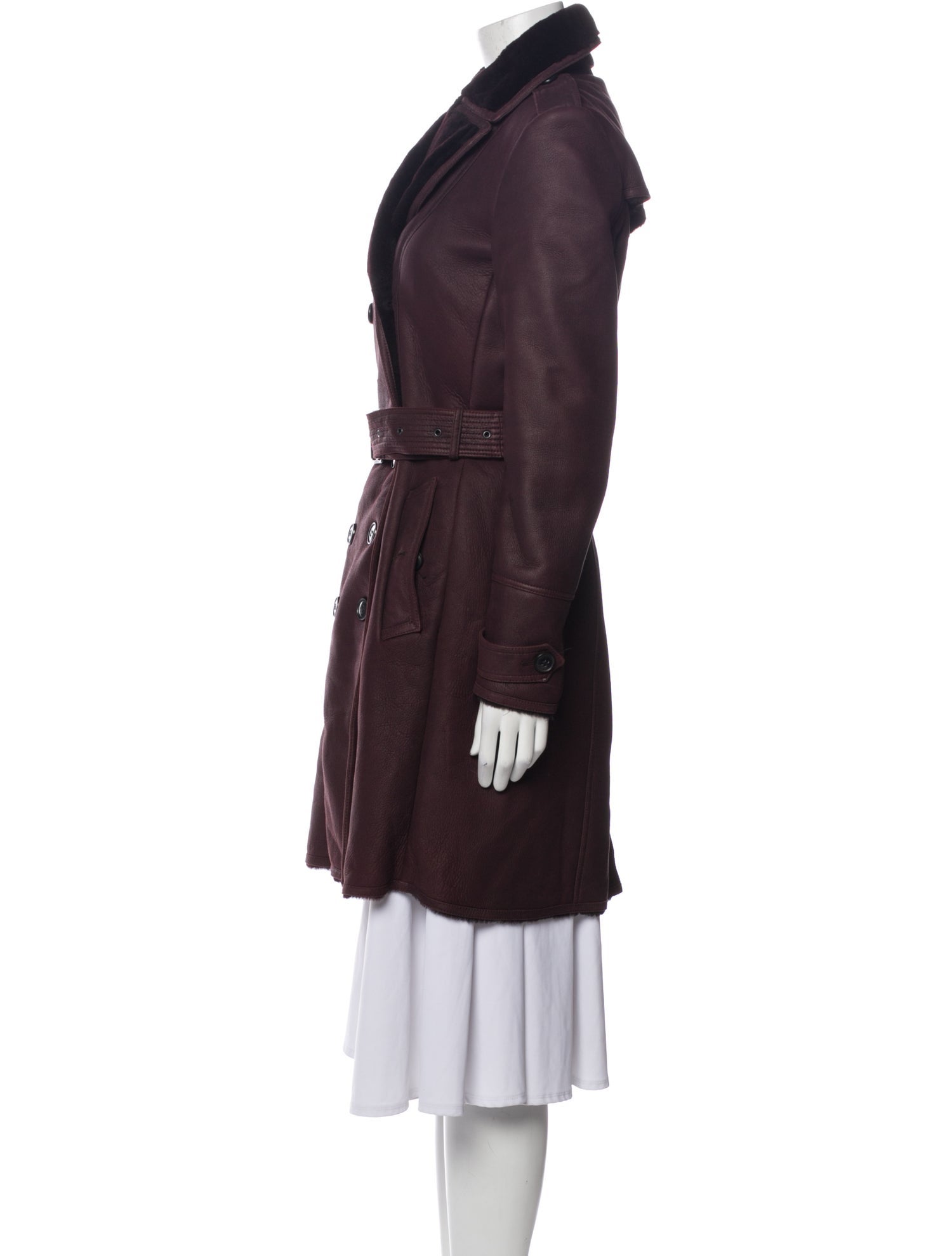 Burberry Brit Shearling Fur Coat