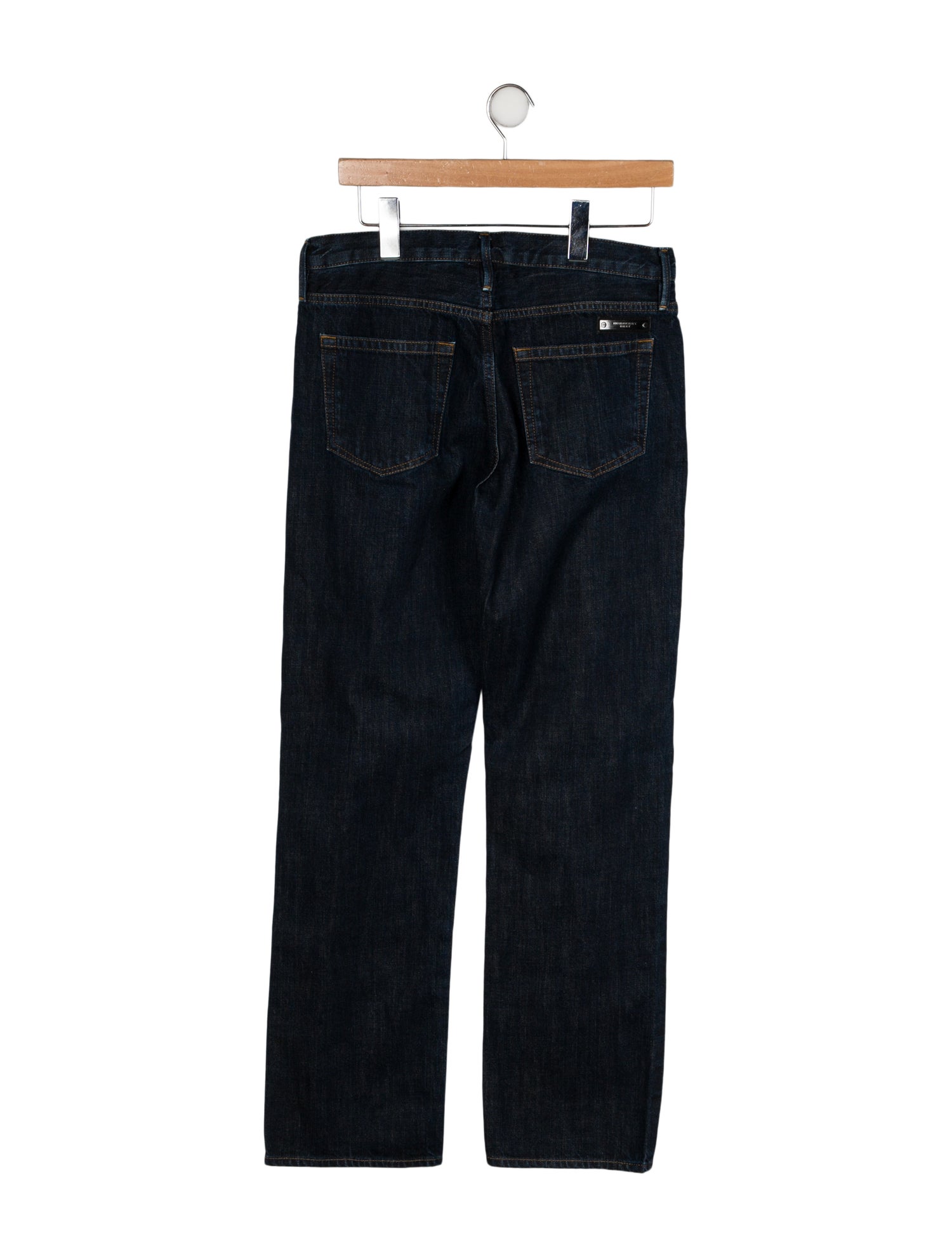 Burberry Brit Mid-Rise Wide Leg Jeans