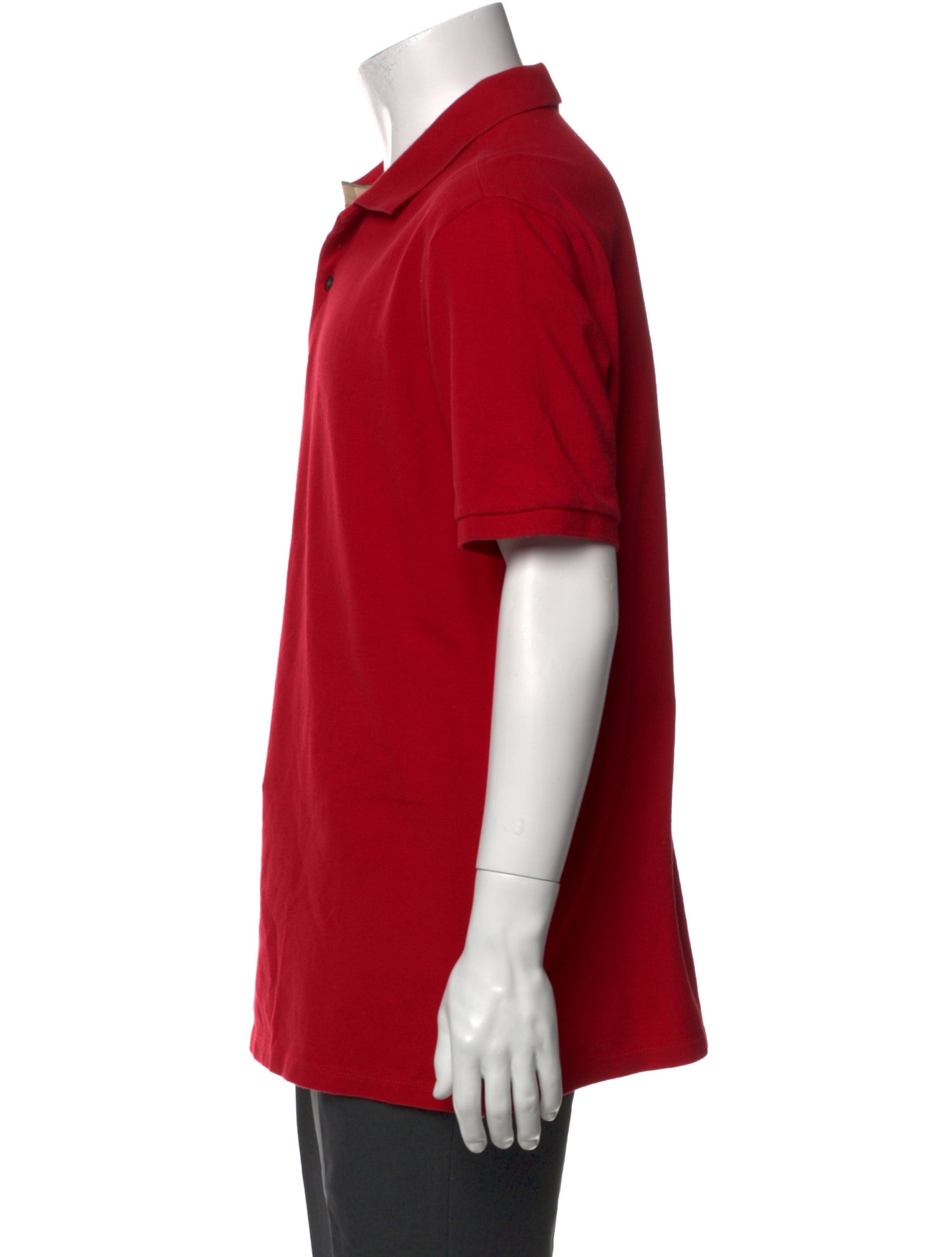 Burberry Brit Nova Check Pattern Collar Polo Shirt