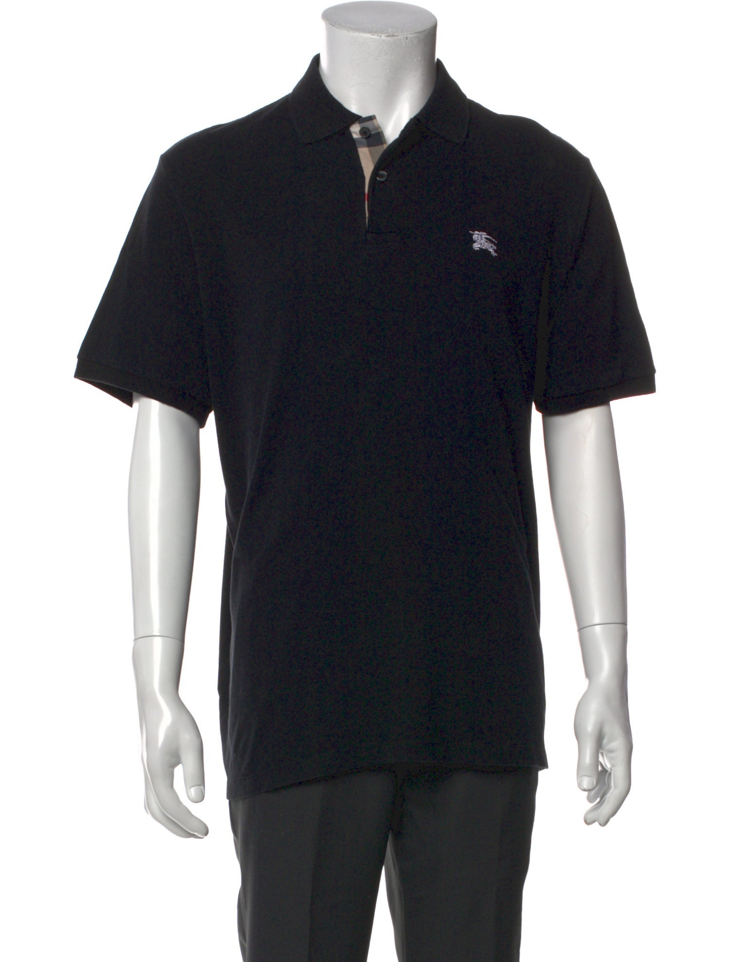 Burberry Brit House Check Pattern Collar Polo Shirt