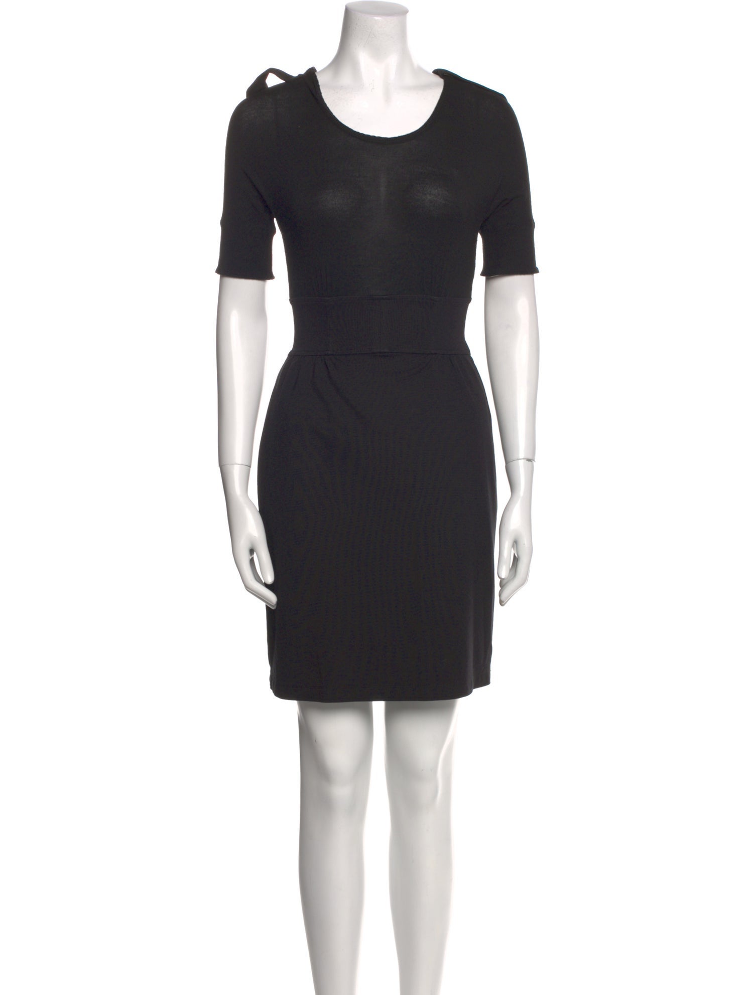 Burberry Brit Scoop Neck Mini Dress